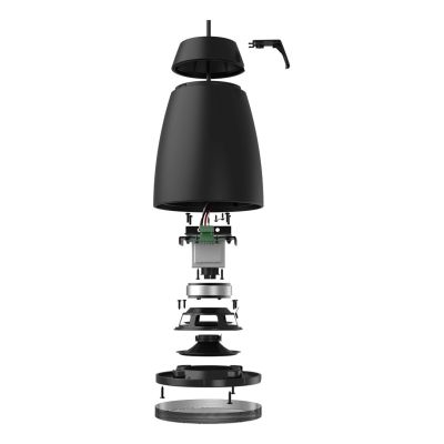 6. 2-way 6-Coly Audac ALTI6/B hanging speaker, black version