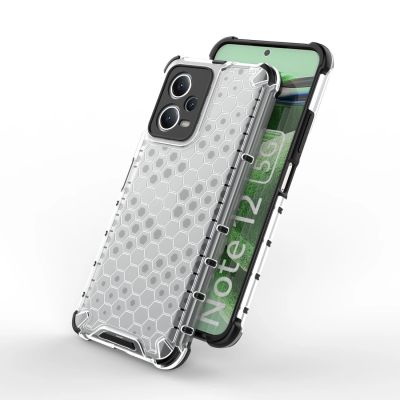 9. Honeycomb case for Xiaomi Redmi Note 12 5G / Poco X5 5G armored hybrid cover black