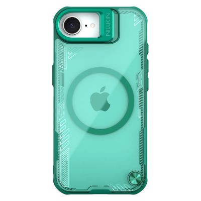 2. Nillkin Iceblade Prop Magnetic Case with Stand for iPhone 16e / 17e - Green