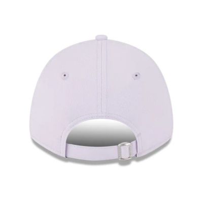 4. New Era 9FORTY NY New York Yankees Women's League Essential Lilac Women's Baseball Cap - 60424627