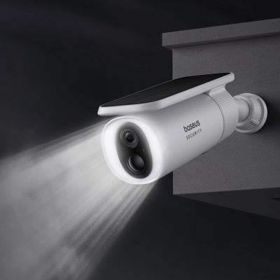 6. Baseus Security S1 2K Outdoor Camera – White