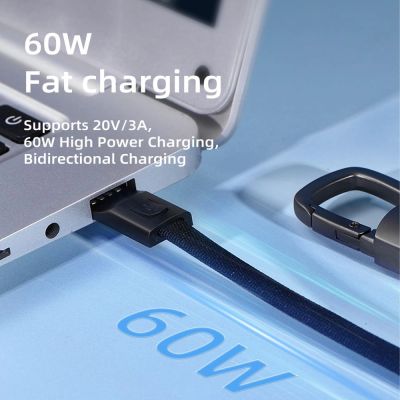 5. Tech-Protect Ultraboost DNA Cable with Keychain USB-C PD 60W / 3A - Gray