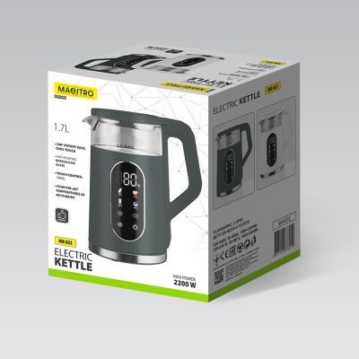 4. Electric kettle 1.7L 2220W MR-023-GREEN MAESTRO