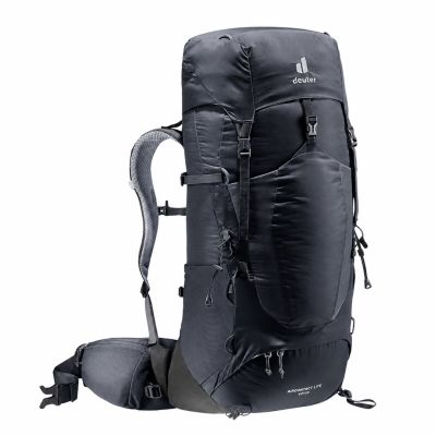 6. Deuter Aircontact Lite 40 + 10 black/graphite backpack