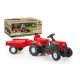 DOLU pedal tractor with trailer 8146 81469