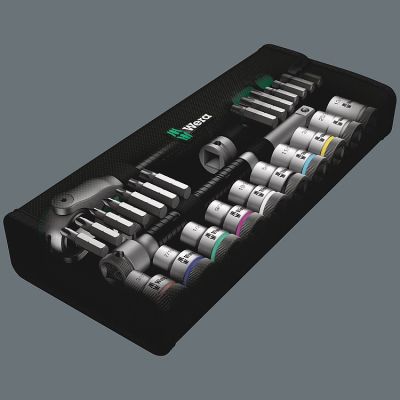 5. Zyklop Speed 1/2'' ratchet set + socket wrenches, 28 pieces