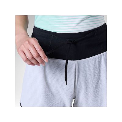 4. ROSSIGNOL W Sapa 2In1 Short 5' Women's Shorts Gray
