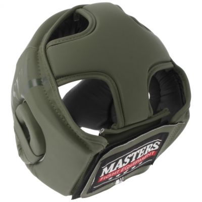 4. Boxing helmet MASTERS KTOP-PU-MATT "M" green