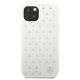 3. Mercedes Silver Stars Pattern Case for iPhone 13 mini - White