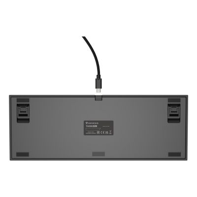 6. GENESIS THOR 404 TKL US GAMING KEYBOARD RGB BACKLIGHT MECHANICAL BLACK KAILH BOX BROWN