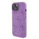 2. Guess GUHCP15SP4EPMU iPhone 15 6.1" purple/light purple hardcase Leather 4G Stamped