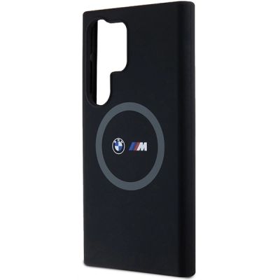6. BMW M Silicone Printed Ring MagSafe case for Samsung Galaxy S24 Ultra - black