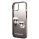 6. Karl Lagerfeld KLHCP14LTGKCK iPhone 14 Pro 6.1 "hardcase black / black Gradient Ikonik Karl & Choupette