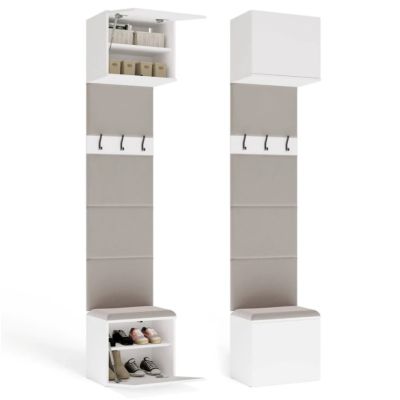 3. HAGA Coat Rack, 1 pc, White