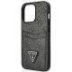 6. Guess GUHCP13LP4TPK iPhone 13 Pro / 13 6.1" black/black hardcase 4G Triangle Logo Cardslot