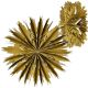 Hanging Paper Snowflake Decoration Ø 50 cm MICA – Brown