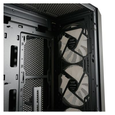 19. LC-Power Gaming 804B - Midi Tower - PC case - ATX - micro ATX - Mini-ITX - Metal - Plastic - Tempered glass - 16 cm