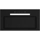 Built-in kitchen hood MPM-54-OWS-01 black glass, gesture control, LED lighting, absorber and extractor