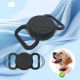 5. AirTag silicone waterproof case for dog or cat collar - black