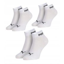 Puma unisex 3-pack ankle socks cotton white comfortable