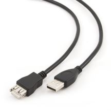 GEMBIRD CCP-USB2-AMAF-10 cable (USB 2.0 type AF - USB 2.0 type AM; 3m; black)
