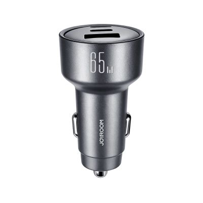 4. Joyroom JR-CCN19 65W 3-in-1 car charger Dark gray