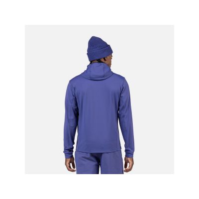 3. ROSSIGNOL Men's Mid Layer Stretch Hoodie Blue
