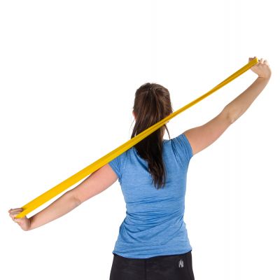8. VIRTUFIT PRO FITNESS POWER BAND MEDIUM YELLOW