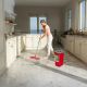 31. GREENBLUE FLAT MOP WITH BUCKET AND MAXICLEAN WRINGER + TWO MICROFIBER HQ CARTRIDGES, CAPACITY 8L GB870
