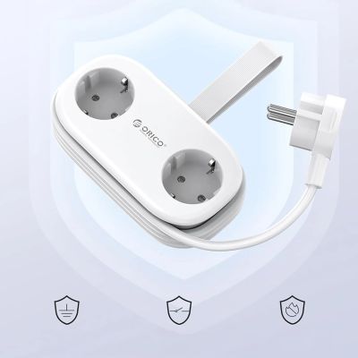 4. Orico APP 15.5W 5in1 Power Strip 2x AC + 2x USB-A + 1x USB-C - White