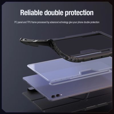 17. Nillkin Bumper Leather Case Pro case for Samsung Galaxy Tab S9+ - black