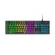 2. Wozinsky WKG-200 RGB Membrane Gaming Keyboard with Scroll Wheel - Black