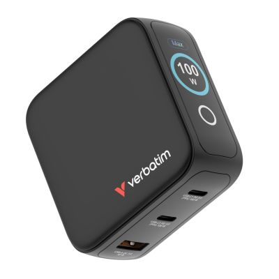 Verbatim 30239 Mobile Charger Universal Black AC Fast Charging Internal