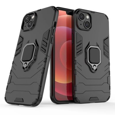 2. Ring Armor case for iPhone 14 Pro Max armored cover magnetic holder ring black