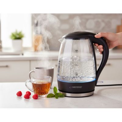 8. Esperanza Salto Angel EKK011K electric kettle (2200W 1.7l; black)