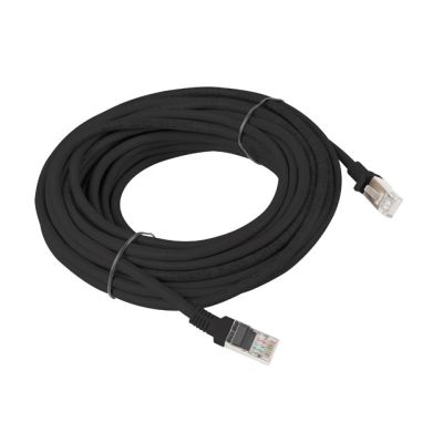 2. Lanberg UTP Patch Cable PCU6-10CC-1000-BK (RJ45 – RJ45; 10 m; UTP; Cat. 6; black)