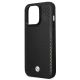 6. BMW Leather Diamond Pattern case for iPhone 14 Pro - black