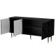 2. 3D MOUNTAIN chest of drawers 154x40x72 black + gold