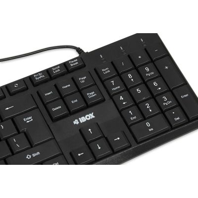 5. IBOX ERIS WIRED KEYBOARD, BLACK