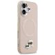 4. Karl Lagerfeld Karl & Choupette Pins MagSafe Case for iPhone 17 Pink
