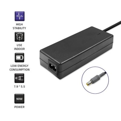 3. Qoltec 50093.90W power supply for IBM, Lenovo notebook (20 V; 4.5 A; 90W; 7.9 mm x 5.5 mm)