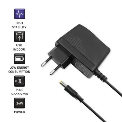 4. QOLTEC PLUG-IN POWER SUPPLY 24W | 12V | 2A | 5.5*2.5