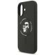 6. Karl Lagerfeld Silicone Karl&Choupette Ring MagSafe Case for iPhone 17 - Black