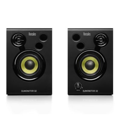 6. Hercules DJMonitor 32 Black Wired 30 W