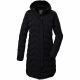 Killtec KOW 9 women's technical parka, quilted, hooded, zippered, waterproof, black (41806/200)