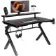 4. HZ-Hero 5.0 Black Gaming Desk
