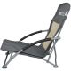 9. BEACH CHAIR WITH ARMRESTS 55x58x64CM FOLDABLE GRAY