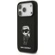 2. Karl Lagerfeld Silicone Karl Sketch & Logo MagSafe Case for iPhone 17 Pro - Black