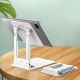 6. Wozinsky WPT-K28 Desk Stand for Phone Tablet Smartphone Holder Foldable - White