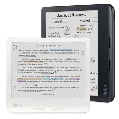7. Kobo Libra Color 7" E-Ink Kaleido 3 32GB WI-FI Black Ebook Reader